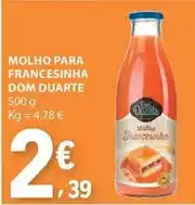 E.Leclerc Dom duarte - molho para francesinha promoção