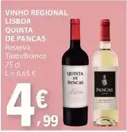 E.Leclerc Quinta da pacheca - vinho regional lisboa promoção