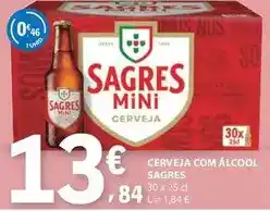 E.Leclerc Sagres - cerveja com álcool promoção