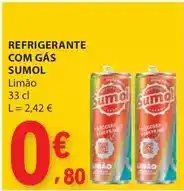 E.Leclerc Sumol - refrigerante com gas promoção