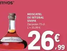 E.Leclerc Moscatel de setubal promoção