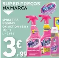 E.Leclerc Vanish - spray tira nodoas oxi action 4 em 1 promoção