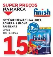 E.Leclerc Finish - detergente máquina loica power all in one promoção