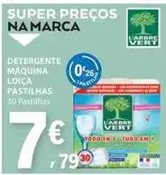 E.Leclerc Detergente máquina loica pastilhas 30 pastilhas promoção
