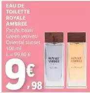 E.Leclerc Eau de toilette royale promoção