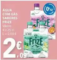 E.Leclerc Frize - água com gas sabores promoção