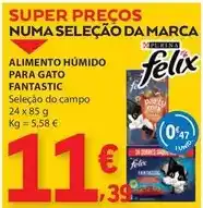 E.Leclerc Purina - alimento humido para gato fantastic promoção
