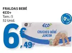 E.Leclerc Eco+ - fraldas bebé promoção