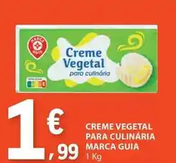 E.Leclerc Marca guia - creme vegetal para culinaria promoção