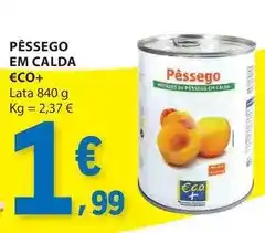 E.Leclerc €co+ - pêssego em calda promoção