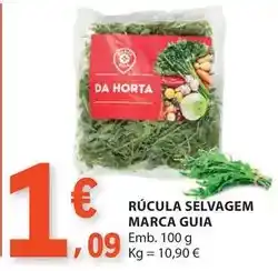 E.Leclerc Marca guia - rúcula selvagem promoção