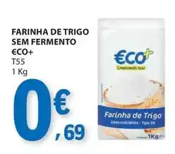 E.Leclerc €co+ - farinha de trigo sem fermento promoção