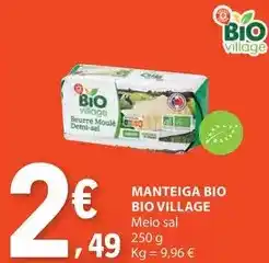 E.Leclerc Bio - manteiga bio bio promoção