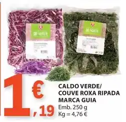 E.Leclerc Marca guia - caldo verde/couve roxa ripada promoção
