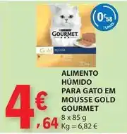 E.Leclerc Gourmet - alimento humido para gato em mousse gold promoção