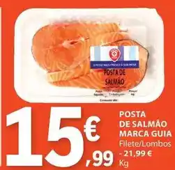 E.Leclerc A+ - posta de salmão marca guia promoção