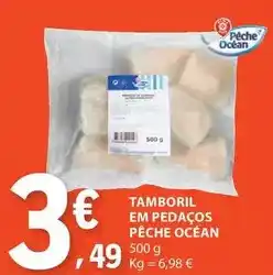 E.Leclerc Tamboril em pedaços pêche océan promoção