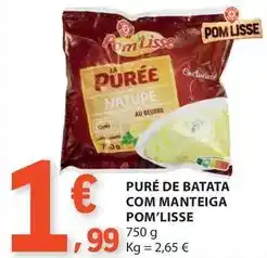 E.Leclerc Nature - pure de batata com manteiga promoção