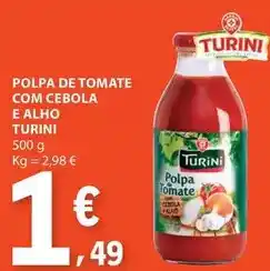E.Leclerc com - polpa de tomate com cebola e alho promoção