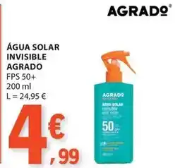 E.Leclerc Agua solar invisible promoção