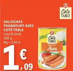 E.Leclerc Frankfurt - salsichas aves promoção