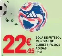 E.Leclerc Adidas - bola de futebol mundial de clubes fifa 2025 promoção