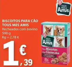 E.Leclerc Tous - biscoitos para cao promoção