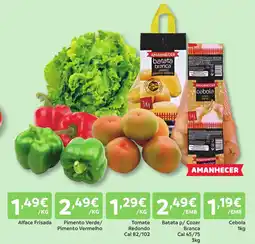 Amanhecer Pimento Verde/ Pimento Vermelho promoção