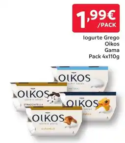 Amanhecer logurte Grego Oikos promoção