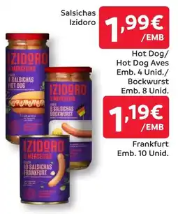 Amanhecer Salsichas Izidoro promoção
