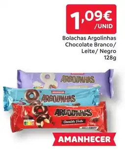 Amanhecer /UNID Bolachas Argolinhas Chocolate Branco/ Leite/Negro promoção