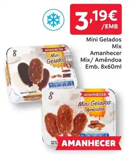 Amanhecer Mini Gelados Mix/ Amêndoa promoção