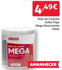 Amanhecer Rolo de Cozinha Folha Tripa Mega Absorvente 1 Rolo promoção