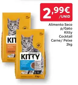 Amanhecer Alimento Seco p/Gato Kitty Cocktail Carne/Peixe promoção