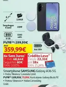 Auchan Smartphone SAMSUNG Galaxy A36 5G promoção