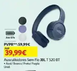 Auchan Auscultadores Sem Fio JBL T 520 BT promoção