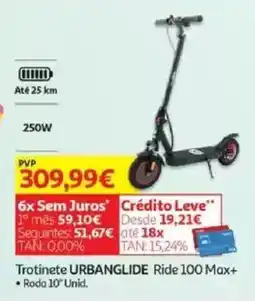 Auchan Trotinete URBANGLIDE Ride 100 Max+ promoção