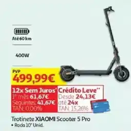 Auchan Trotinete XIAOMI Scooter 5 Pro promoção