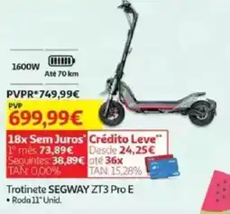 Auchan Trotinete SEGWAY ZT3 Pro E promoção