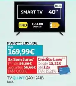 Auchan TV QILIVE Q40H241B Unid. promoção