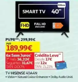 Auchan TV HISENSE 40A4N promoção