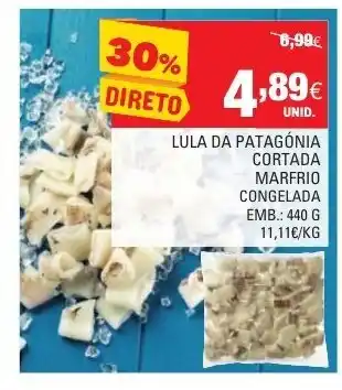 Continente Lula da Patagónia Cortada Marfrio Congelada 440g promoção