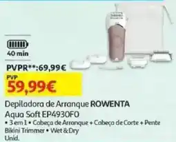 Auchan Depiladora de Arranque ROWENTA promoção