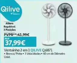 Auchan Ventoinha 2 em 1 QILIVE Q.6871 promoção