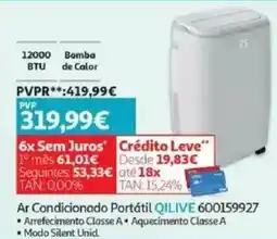 Auchan Ar Condicionado Portátil QILIVE 600159927 promoção