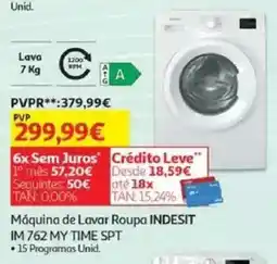 Auchan Máquina de Lavar Roupa INDESIT promoção