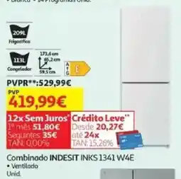 Auchan Combinado INDESIT INKS 1341 W4E promoção