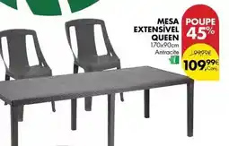 Pingo Doce Queen - mesa extensivel promoção