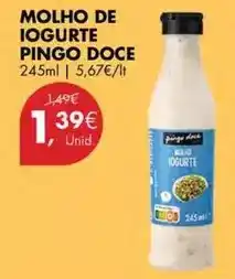 Pingo Doce Pingo doce - molho de iogurte promoção