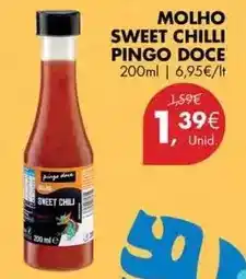 Pingo Doce Pingo doce - molho sweet chilli promoção
